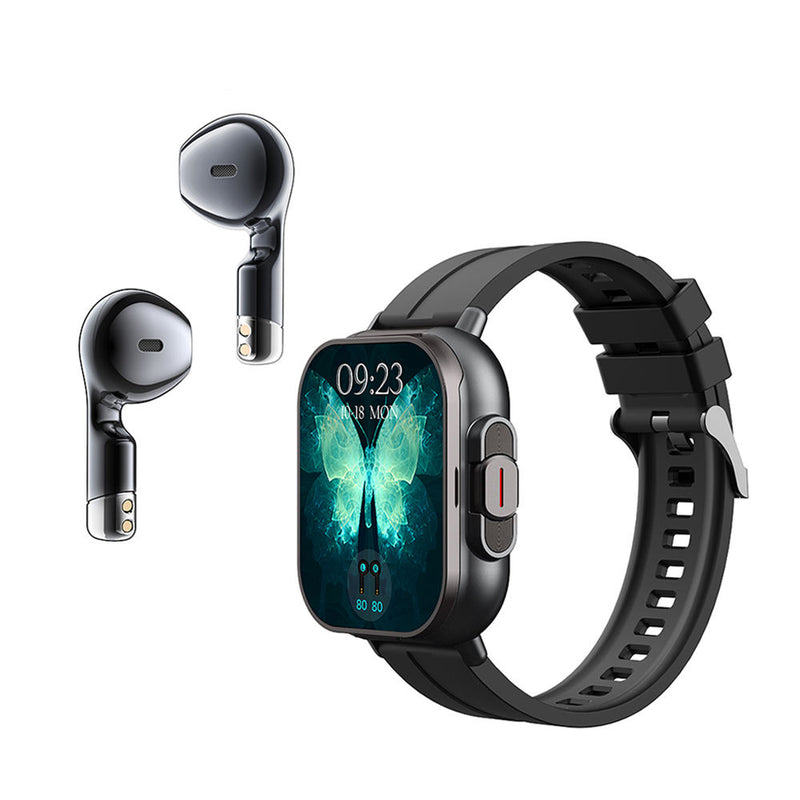 ORAVIO DualTech D8 — Montre Connectée & Écouteurs TWS 2-en-1 - Silicone