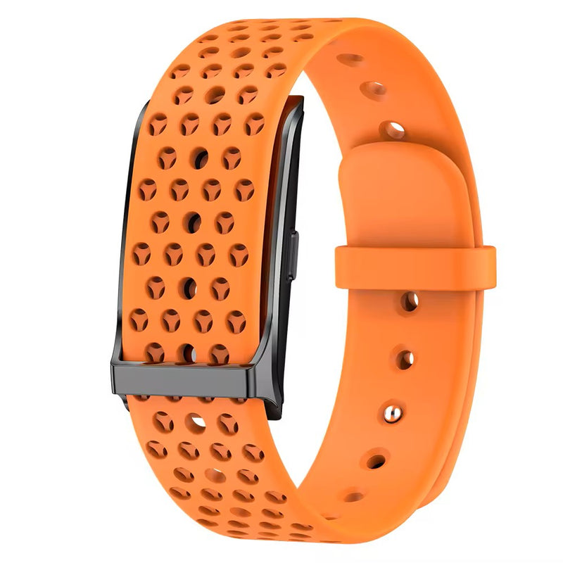 ORAVIO FitBand – Smart Fitness Tracker - Orange Silicone