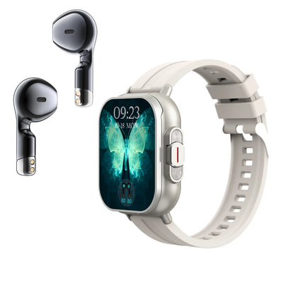 ORAVIO DualTech D8 — Montre Connectée & Écouteurs TWS 2-en-1 - Silicone